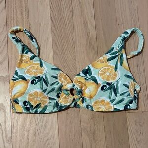 Bikini Top with Lemons
